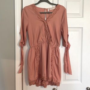 Dusty pink romper